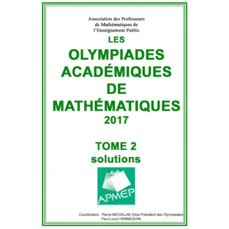 Olympiades de mathématiques 2016 - Solutions