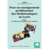 Pour un enseignement problématisé des Mathématiques au lycée - T1