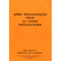 Elem-Math 4 - AIDES PÉDAGOGIQUES POUR LE COURS PRÉPARATOIRE