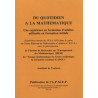 Du quotidien à la mathématique